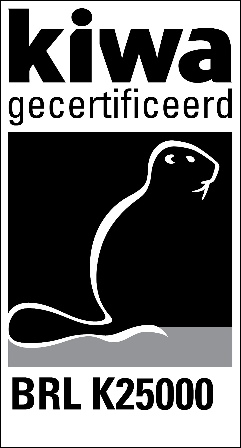 Kiwa gecertificeerd BRL K25000